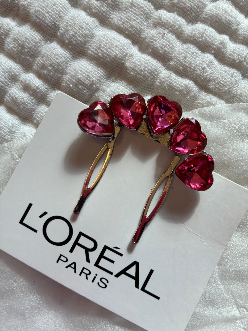 L'Oreal Paris Heart Hair Comb  NEW!